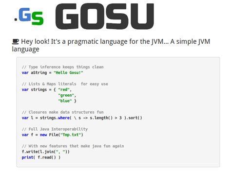 gosu programming.